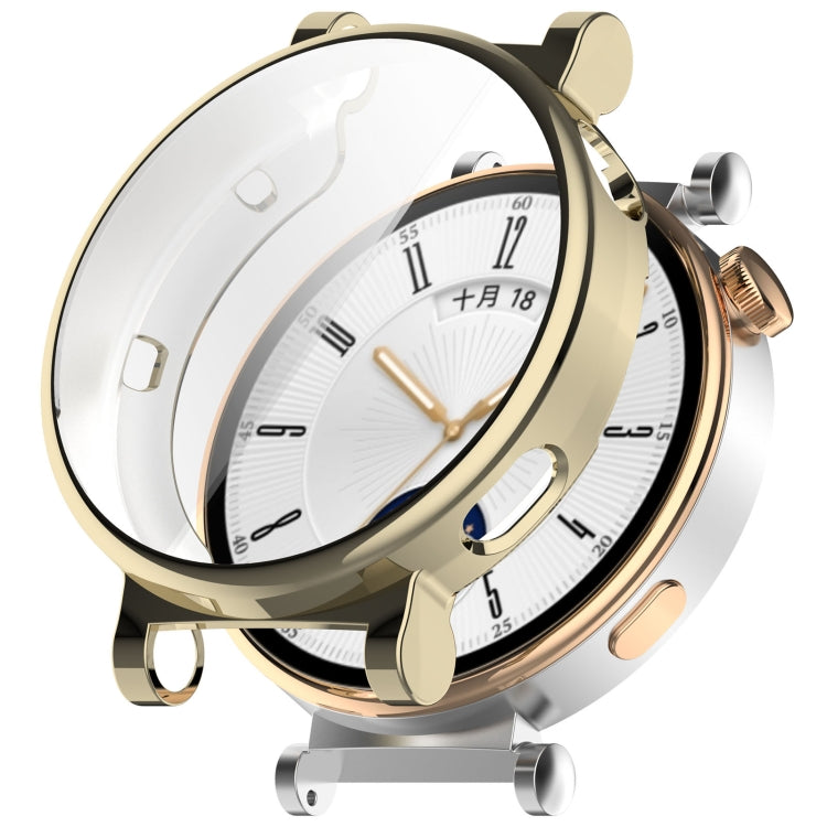 Full Coverage TPU Electroplated Watch Protective Case, For Huawei Watch GT4 46mm, For Huawei Watch GT4 41mm