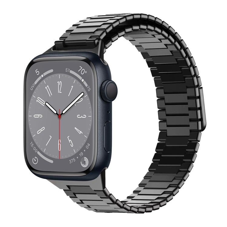 Bamboo Magnetic Stainless Steel Metal Watch Strap, For Apple Watch Series 8 41mm, For Apple Watch Series 8 45mm, For Apple Watch SE 2022 40mm, For Apple Watch SE 2022 44mm, For Apple Watch Series 7 41mm, For Apple Watch Series 7 45mm