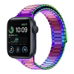 Bamboo Magnetic Stainless Steel Metal Watch Strap, For Apple Watch Series 8 41mm, For Apple Watch Series 8 45mm, For Apple Watch SE 2022 40mm, For Apple Watch SE 2022 44mm, For Apple Watch Series 7 41mm, For Apple Watch Series 7 45mm