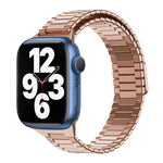 Bamboo Magnetic Stainless Steel Metal Watch Strap, For Apple Watch Series 8 41mm, For Apple Watch Series 8 45mm, For Apple Watch SE 2022 40mm, For Apple Watch SE 2022 44mm, For Apple Watch Series 7 41mm, For Apple Watch Series 7 45mm