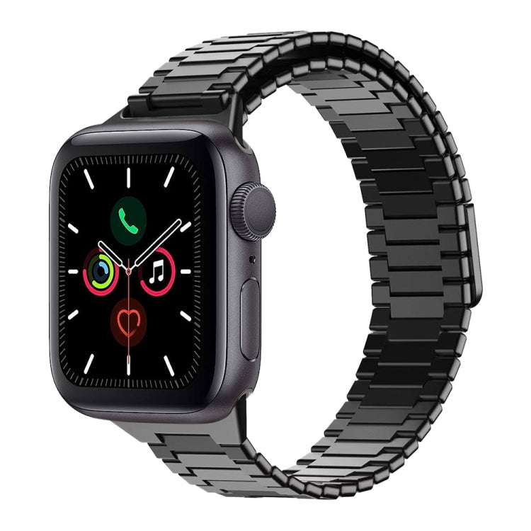 Bamboo Magnetic Stainless Steel Metal Watch Strap, For Apple Watch Series 6 40mm, For Apple Watch Series 6 44mm, For Apple Watch Series 5 44mm, For Apple Watch Series 5 40mm, For Apple Watch Series 4 44mm, For Apple Watch Series 4 40mm