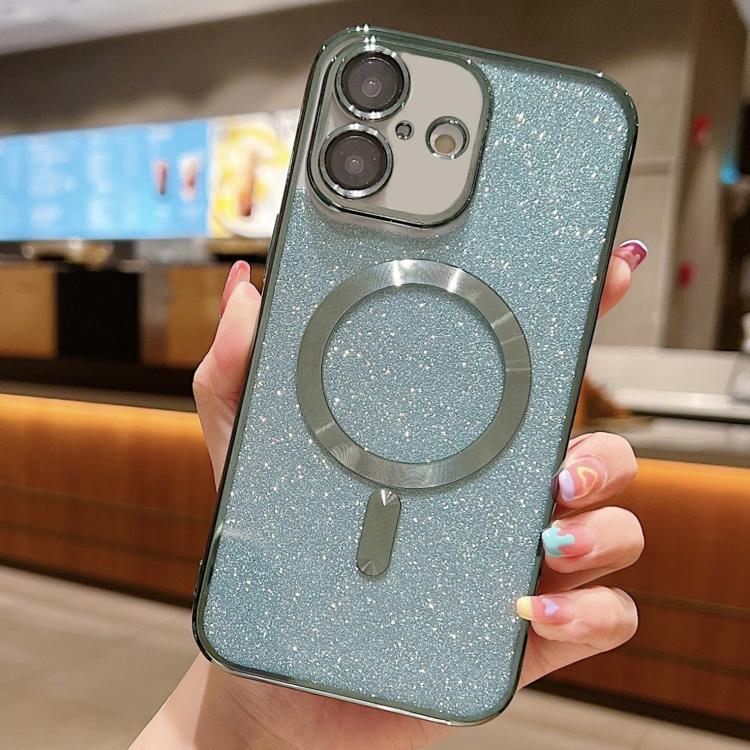 Glitter Electroplating MagSafe TPU Phone Case, For iPhone 17e / 16e, For iPhone 17 Pro Max, For iPhone 17 Pro, For iPhone 17, For iPhone Air, For iPhone 16 Pro Max