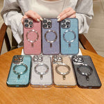 Glitter Electroplating MagSafe TPU Phone Case, For iPhone 17e / 16e, For iPhone 17 Pro Max, For iPhone 17 Pro, For iPhone 17, For iPhone Air, For iPhone 16 Pro Max