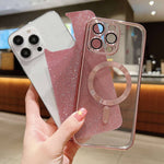 Glitter Electroplating MagSafe TPU Phone Case, For iPhone 17e / 16e, For iPhone 17 Pro Max, For iPhone 17 Pro, For iPhone 17, For iPhone Air, For iPhone 16 Pro Max