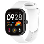 Solid Color Liquid Silicone Watch Band, For Redmi Watch 4