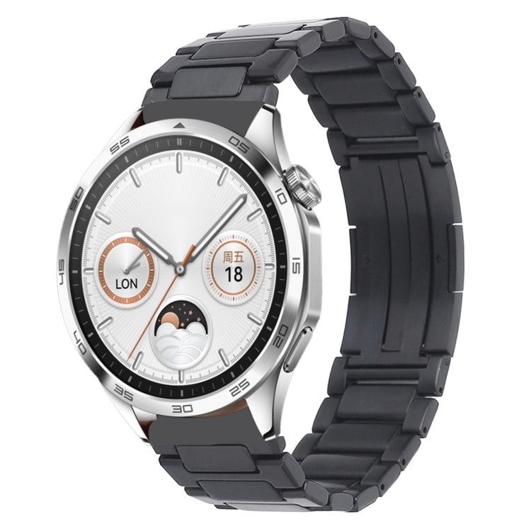 H-Shaped Folding Buckle Stainless Steel Metal Watch Band, For Huawei Watch GT4 46mm, For Huawei Watch 4 / 4 Pro, For Huawei Watch Ultimate / Buds, For Huawei Watch GT3 SE, For Huaei Watch 3 Pro New, For Huawei Watch GT3 Pro 46mm / Watch GT3 46mm       ...
