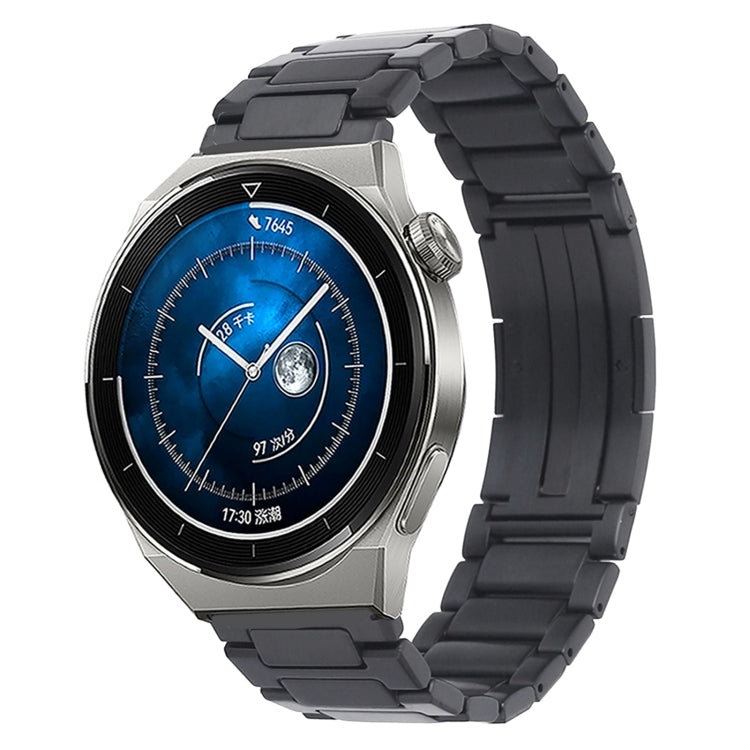 H-Shaped Folding Buckle Stainless Steel Metal Watch Band, For Huawei Watch GT4 46mm, For Huawei Watch 4 / 4 Pro, For Huawei Watch Ultimate / Buds, For Huawei Watch GT3 SE, For Huaei Watch 3 Pro New, For Huawei Watch GT3 Pro 46mm / Watch GT3 46mm       ...