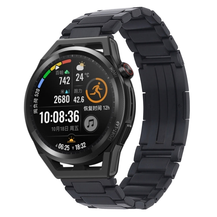 H-Shaped Folding Buckle Stainless Steel Metal Watch Band, For Huawei Watch GT4 46mm, For Huawei Watch 4 / 4 Pro, For Huawei Watch Ultimate / Buds, For Huawei Watch GT3 SE, For Huaei Watch 3 Pro New, For Huawei Watch GT3 Pro 46mm / Watch GT3 46mm       ...