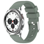 20mm Smooth Solid Color Silicone Watch Band, For Samsung  Galaxy Watch 4 Classic 42mm, For Samsung Galaxy Watch Active 2 44mm, For Samsung Galaxy Watch Active 2 40mm, For Samsung Galaxy Watch 42mm