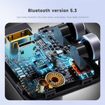 MT04 Car Bluetooth Adapter Type-C + USB Car Charger FM Transmitter HiFi Music MP3 Player, MT04