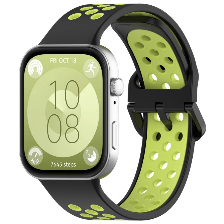 Two Color Silicone Sports Watch Band, For Huawei Watch Fit 3