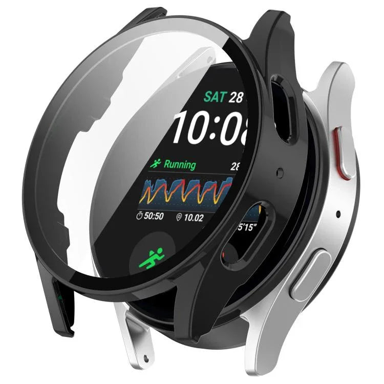 Tempered Film Integrated Waterproof PC Watch Protective Cover, For Samsung Galaxy Watch Ultra 47mm / Ultra 2025, For Samsung Galaxy Watch 7 44mm, For Samsung Galaxy Watch 7 40mm