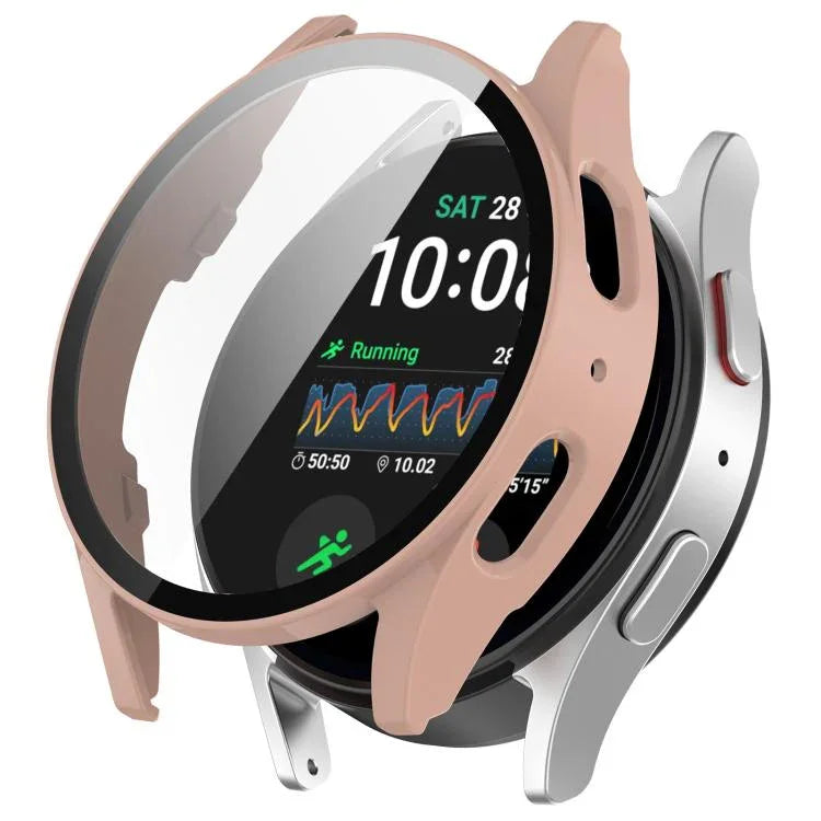 Tempered Film Integrated Waterproof PC Watch Protective Cover, For Samsung Galaxy Watch Ultra 47mm / Ultra 2025, For Samsung Galaxy Watch 7 44mm, For Samsung Galaxy Watch 7 40mm