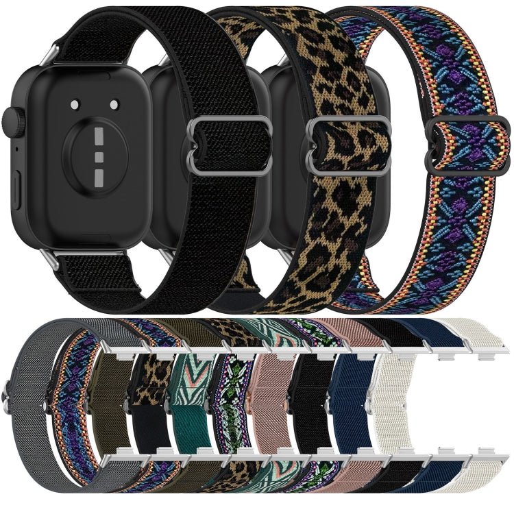 For Huawei Watch Fit 3 Ethnic Style Elastic Nylon Watch Band