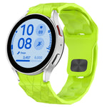 Football Texture Reverse Buckle Silicone Watch Band, For Samsung Galaxy Watch FE 40mm, For Samsung Galaxy Watch 7 44mm, For Samsung Galaxy Watch 7 40mm, For Samsung Galaxy Watch 6 Classic 47mm
