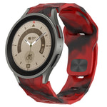 Football Texture Reverse Buckle Silicone Watch Band, For Samsung Galaxy watch 5 Golf Edition, For Samsung Galaxy Watch 5  44mm, For Samsung Galaxy Watch 5 Pro  45mm, For Samsung Galaxy Watch 5  40mm