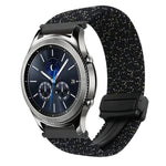 22mm Magnetic Buckle Braided Watch Band, For Samsung Galaxy Gear S3 Classic, For Samsung Galaxy Watch 46mm