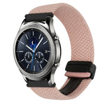 22mm Magnetic Buckle Braided Watch Band, For Samsung Galaxy Gear S3 Classic, For Samsung Galaxy Watch 46mm
