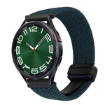 20mm Magnetic Buckle Braided Watch Strap, For Samsung Galaxy Watch FE 40mm, For Samsung Galaxy Watch 6 Classic