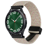 20mm Magnetic Buckle Braided Watch Strap, For Samsung Galaxy Watch FE 40mm, For Samsung Galaxy Watch 6 Classic