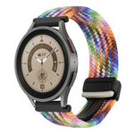 20mm Magnetic Buckle Braided Watch Strap, For Samsung Galaxy Watch 5 Pro, For Samsung Gear Sport