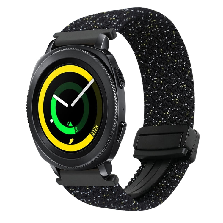 20mm Magnetic Buckle Braided Watch Strap, For Samsung Galaxy Watch 5 Pro, For Samsung Gear Sport