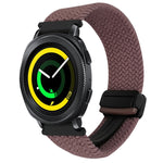 20mm Magnetic Buckle Braided Watch Strap, For Samsung Galaxy Watch 5 Pro, For Samsung Gear Sport