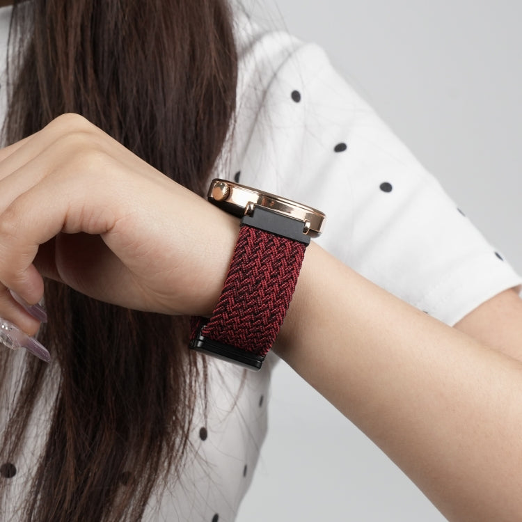 20mm Magnetic Buckle Braided Watch Strap, For Samsung Galaxy Watch Active 2, For Samsung Galaxy Watch 3 41mm