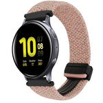 20mm Magnetic Buckle Braided Watch Strap, For Samsung Galaxy Watch Active 2, For Samsung Galaxy Watch 3 41mm