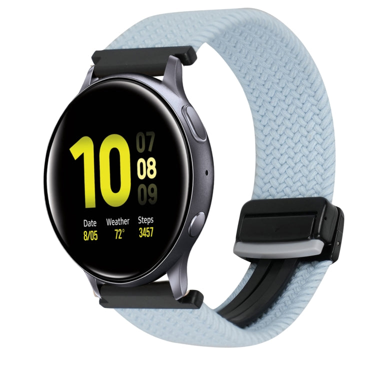 20mm Magnetic Buckle Braided Watch Strap, For Samsung Galaxy Watch Active 2, For Samsung Galaxy Watch 3 41mm