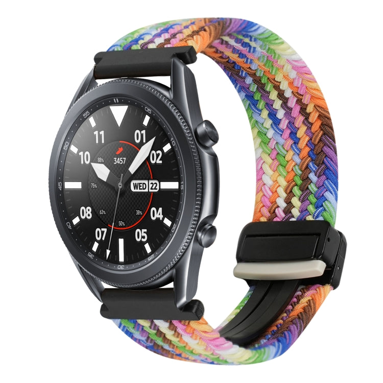 20mm Magnetic Buckle Braided Watch Strap, For Samsung Galaxy Watch Active 2, For Samsung Galaxy Watch 3 41mm