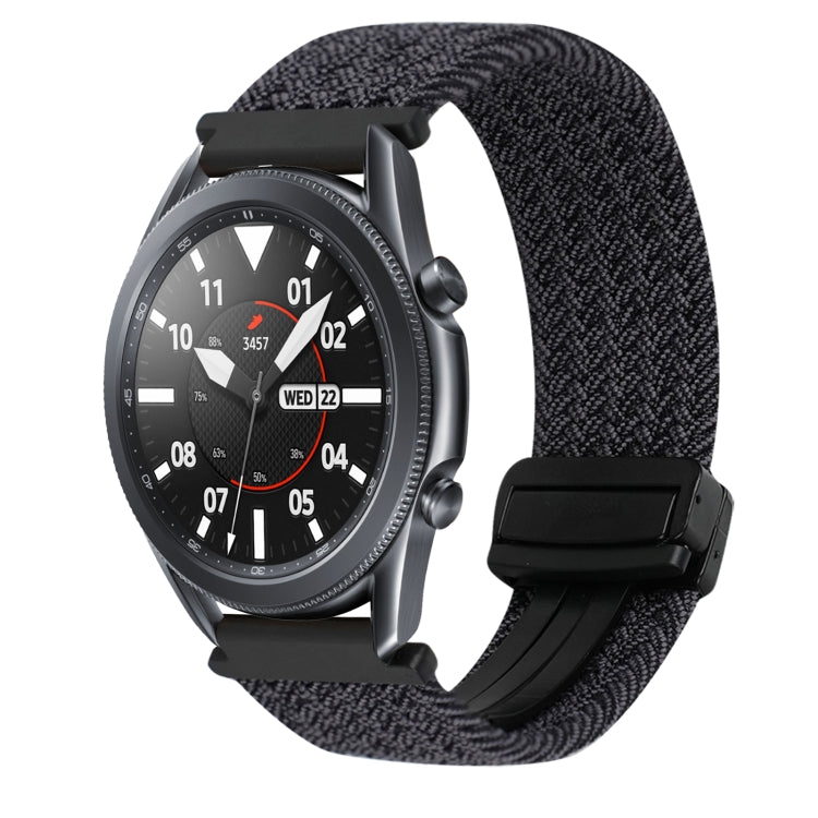 20mm Magnetic Buckle Braided Watch Strap, For Samsung Galaxy Watch Active 2, For Samsung Galaxy Watch 3 41mm