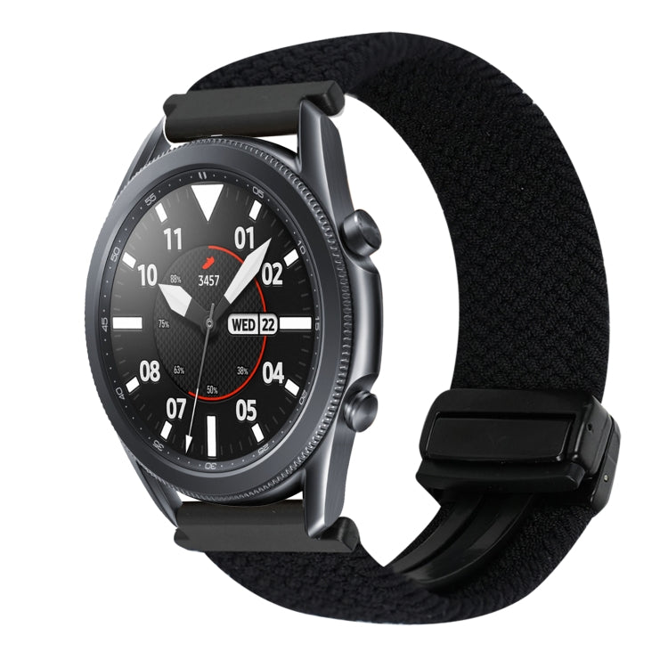 20mm Magnetic Buckle Braided Watch Strap, For Samsung Galaxy Watch Active 2, For Samsung Galaxy Watch 3 41mm