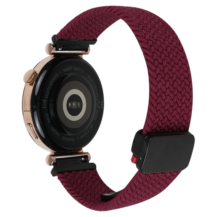 20mm Magnetic Buckle Braided Watch Strap, For Samsung Galaxy Watch Active, For Samsung Galaxy Watch 42mm