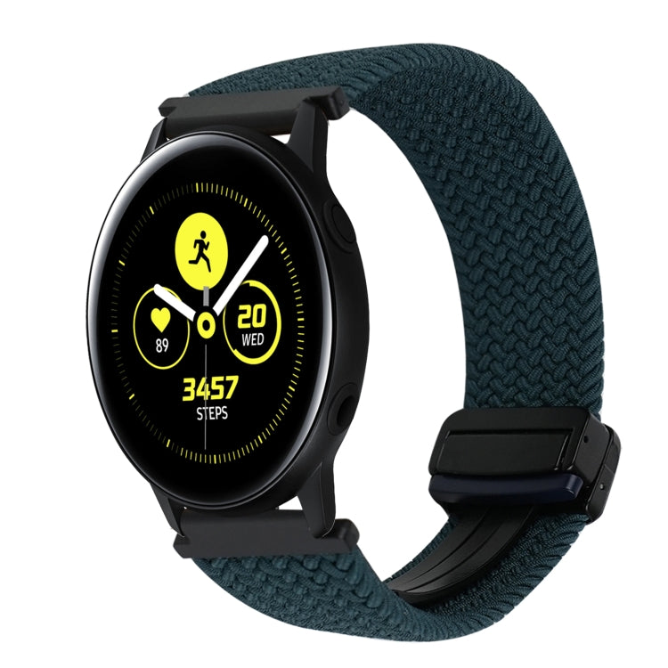 20mm Magnetic Buckle Braided Watch Strap, For Samsung Galaxy Watch Active, For Samsung Galaxy Watch 42mm