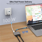WAVLINK UHP510 Pro 87W PD Charging USB C to Dual HD Converter 4K 60Hz Monitor Adapter