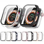 Tempered Glass Film Integrated PC Watch Case, For Apple Watch Series 11 / 10 46mm, For Apple Watch Series 11 / 10 42mm