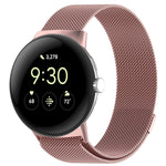 Milanese Metal Magnetic Watch Band, For  Google Pixel Watch 4 / Watch 3 45mm, For Google Pixel Watch 4 / 3 / 2 / 1 41mm