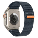 Sea Wave Nylon Hook and Loop Fastener Watch Band, For Apple Watch Series 4 44mm, For Apple Watch Series 4 40mm, For Apple Watch Series 3 38mm, For Apple Watch Series 3 42mm