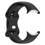 Solid Color Butterfly Buckle Silicone Watch Band, Size: S, Size: S