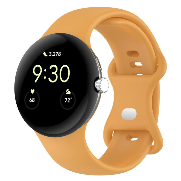 Solid Color Butterfly Buckle Silicone Watch Band, Size: S, Size: S