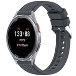Stripe Texture Silicone 20mm Watch Band, For Samsung Galaxy Watch FE 40mm, For Samsung Galaxy Watch 7 44mm, For Samsung Galaxy Watch 7 40mm, For Samsung Galaxy Watch 6 Classic 47mm