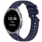 Stripe Texture Silicone 20mm Watch Band, For Samsung Galaxy Watch FE 40mm, For Samsung Galaxy Watch 7 44mm, For Samsung Galaxy Watch 7 40mm, For Samsung Galaxy Watch 6 Classic 47mm