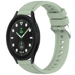 Stripe Texture Silicone 20mm Watch Band, For Samsung Galaxy Watch 6 44mm, For Samsung Galaxy Watch 6 40mm, For Samsung Galaxy Watch 6 Classic 43mm, For Samsung Galaxy Watch5 Pro Golf Edition