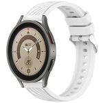 Stripe Texture Silicone 20mm Watch Band, For Samsung Galaxy Watch5 Golf Edition, For Samsung Galaxy Watch 5  44mm, For Samsung Galaxy Watch 5 Pro  45mm, For Samsung Galaxy Watch 5  40mm