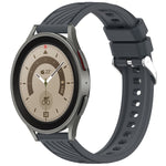 Stripe Texture Silicone 20mm Watch Band, For Samsung Galaxy Watch5 Golf Edition, For Samsung Galaxy Watch 5  44mm, For Samsung Galaxy Watch 5 Pro  45mm, For Samsung Galaxy Watch 5  40mm