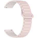 Dual Color Magnetic Buckle Silicone Watch Band, For Samsung Galaxy Watch 7 40 / 44mm