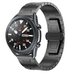 Titanium Alloy 22mm Metal Watch Band, For Samsung Galaxy Gear S3 Frontier, For Samsung Galaxy Watch 3 45mm, For Samsung Galaxy Gear S3 Classic, For Samsung Galaxy Watch 46mm