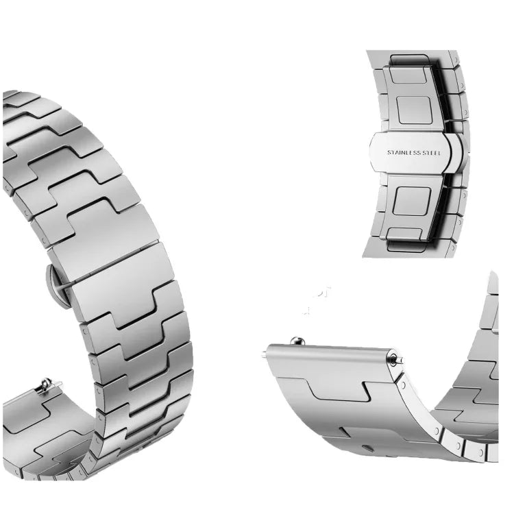 Titanium Alloy 22mm Metal Watch Band, For Samsung Galaxy Gear S3 Frontier, For Samsung Galaxy Watch 3 45mm, For Samsung Galaxy Gear S3 Classic, For Samsung Galaxy Watch 46mm