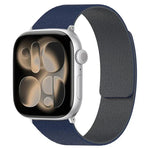 Litchi Texture Magnetic Silicone Watch Band, For Apple Watch 46mm / 49mm / 45mm / 44mm, For Apple Watch 42mm / 41mm / 40mm / 38mm